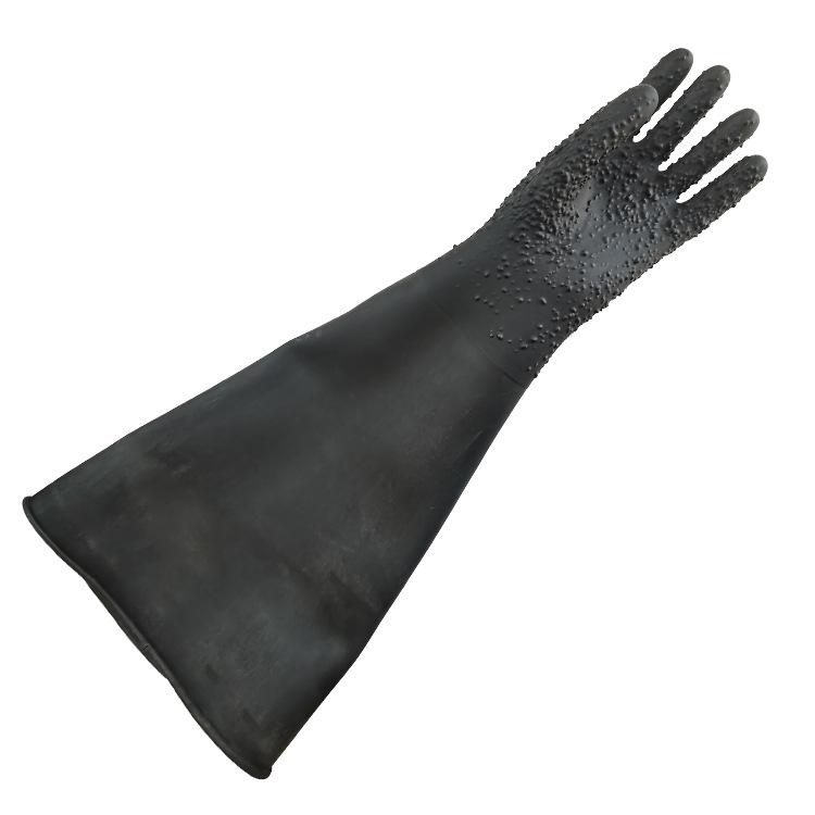 Thickened Rubber Particle Sandblasting Glove - Wear-Resistant & Breathable Left Hand Protection