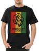 Junglist Worldwide Herren T-Shirt Rasta Rastafari Jah Irie Zion Reggae Babylon