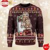 3D Cookie Gingerbread Print Sweater, Gingerbread Sweatshirt, Cookie Ugly Christmas Sweater Women Mens Funny Christmas Shirts