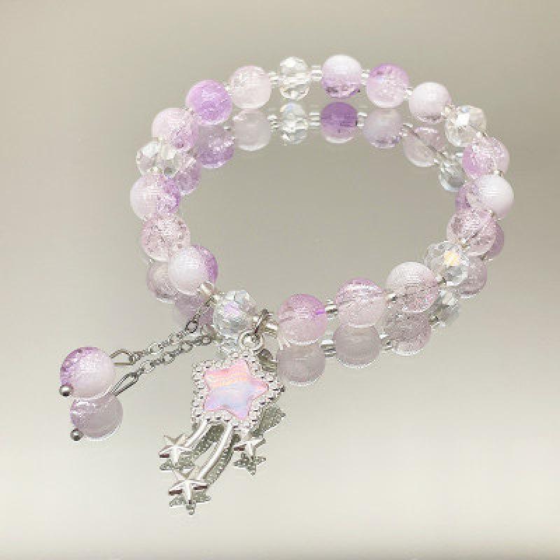 Mori Style Crystal Meteor Bracelet for Women - Versatile Fairy Jewelry, Ideal for Students and Best Friends