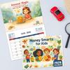 Kids Financial Literacy Smart Calendar – Money Management Learning Chart & Habit