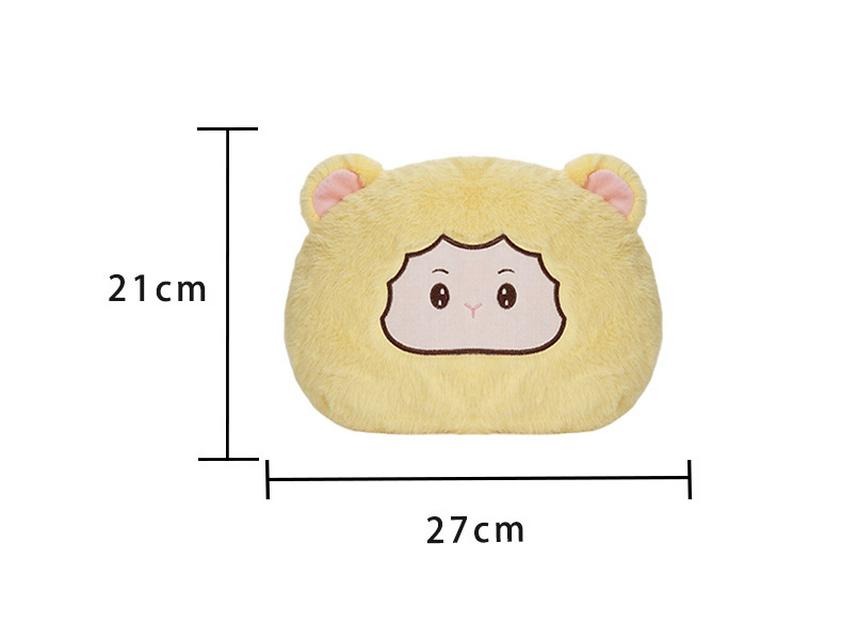 Plush Monkey Car Headrest & Lumbar Pillow - Comfortable, All-Season Support Cushion