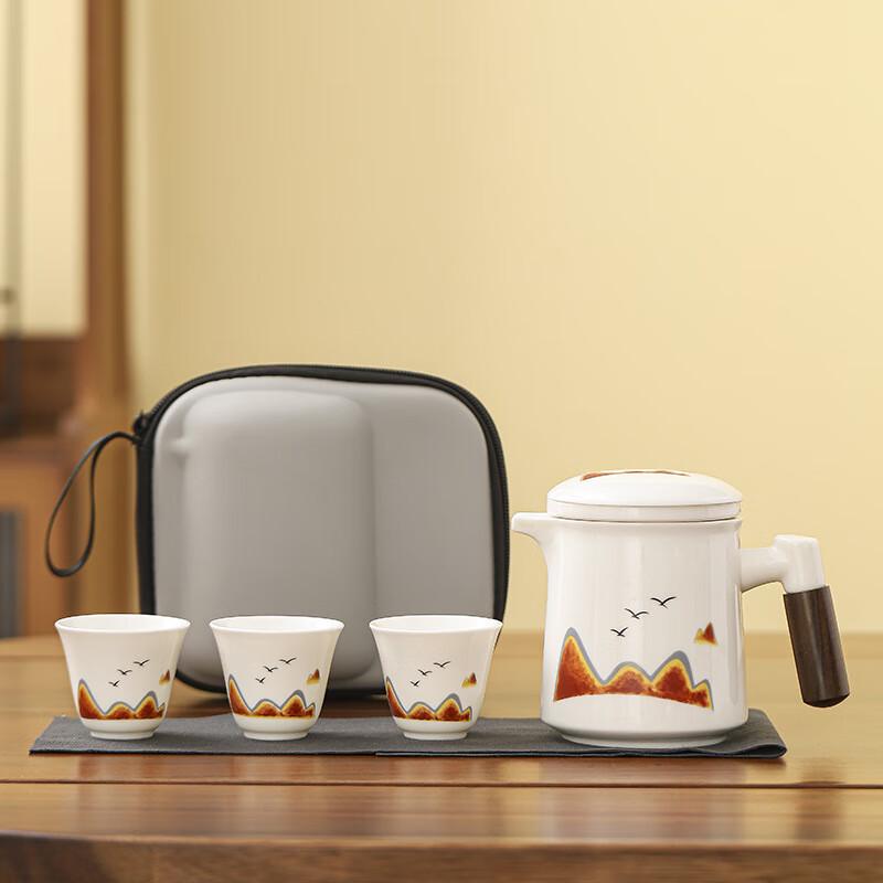 Jun Seventeen YU  A Thousand Li of Rivers and Mountains  Travel Ceramic Tea Set 1