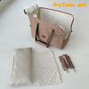 Set 4 Piece Breathable Pet Carrier Shoulder Bag for Cats And Small Dogs Safe Travel Handbag Puppy Chihuahua Yorkshire Dog Suppli