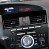 For Mazda 3 Axela 2010-2013 Speed 3 Accessories Car Plastic Black Interior Central Air Outlet Trim Sticker Decoration