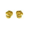 50 Pieces Yoga OM Spacer Beads Jewelry Making Findings DIY Decorative Gold Earrings Lightweight