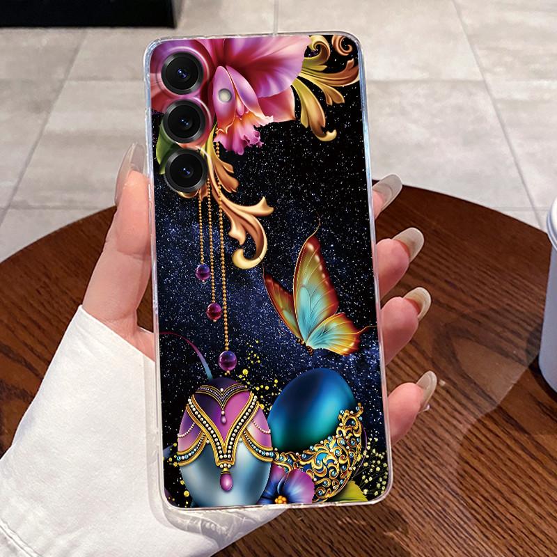 For Samsung Galaxy S25 FE S25 Edge S25 Slim S25+ Cases Clear Soft TPU Back Cover For Samsung S25 Plus Cute Rabbit Cat Phone Case