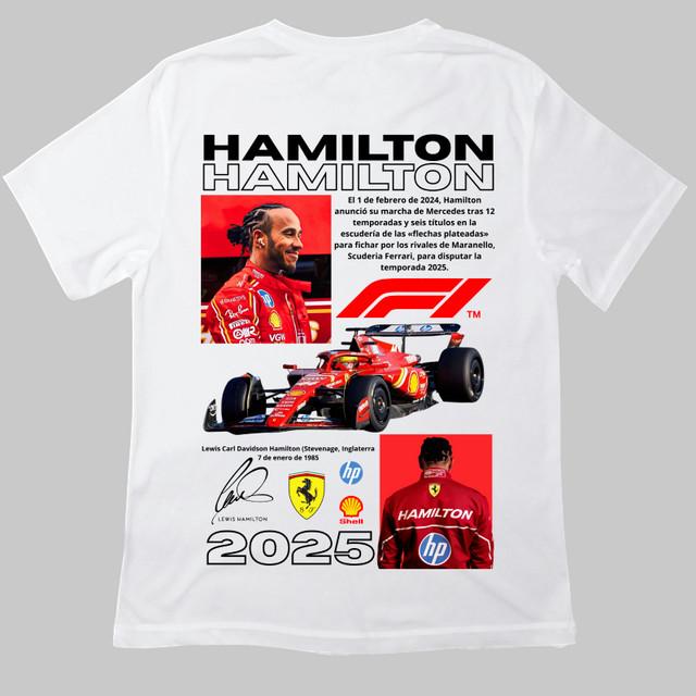 

Футболка Lewis Hamilton Ferrari F1 Бавовняна Вінтажна Футболка Для Чоловіків Розмір S-234XL D087 Унісекс Футболка XXXXL