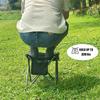 Camping Stool,Portable Folding Stool for Outdoor Gardening and Beach Hiking Fishing,Foot Stool with Carry Bag