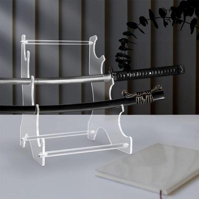 Lichtschwert Halter Klar Acryl 4 Etagen Katana Ständer Lichtschwert Griff Halter Klar Stab Display Ständer Bohren Nicht Notwendig Katana Halter Für