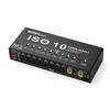 MOSKYAudio ISO-10 Portable Guitar Effect Power Supply Station 10 Isolated DC Outputs & One 5V USB Output for 9V 12V 18V Guitar