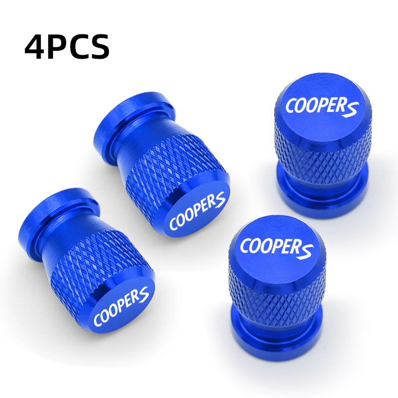 Car Wheel Tire Valve Caps Tyre Stem Covers Airdust Waterproof For MINI Cooper One JCW Countryman Clubman R60 R57 R55 R56 R53 TD1
