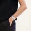 Seiko 100 M Waterproof Elegant Solar Quartz Watch Gold Plated Stainless Steel Band Women Watches White SWFH126