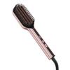 2025 New Trend Ionic PTC Hair Straightener Brush with LCD Display 5 Adjust Settings 450℉ Hair Straightening Brush Styling Tools