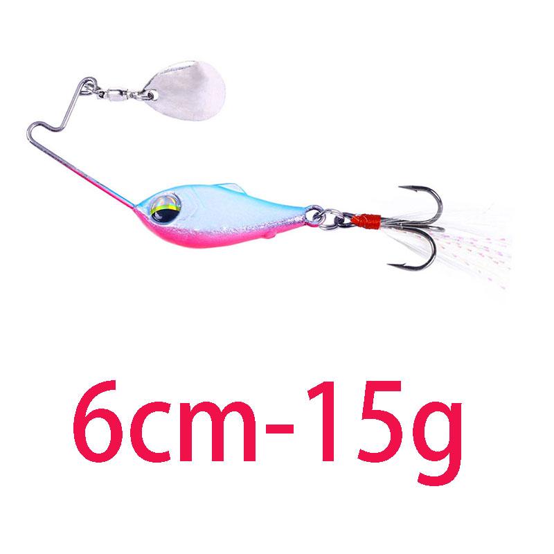 4g 8g 10g 15g 20g Fishing Lures Wobble Rotating Metal Vib Vibration Bait Fishing  Artificial Hard Baits Spinner Spoon Lure Pesca