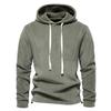 Men's Versatile Zip-Up Stand Collar Fleece Sweatshirt for Autumn/Winter