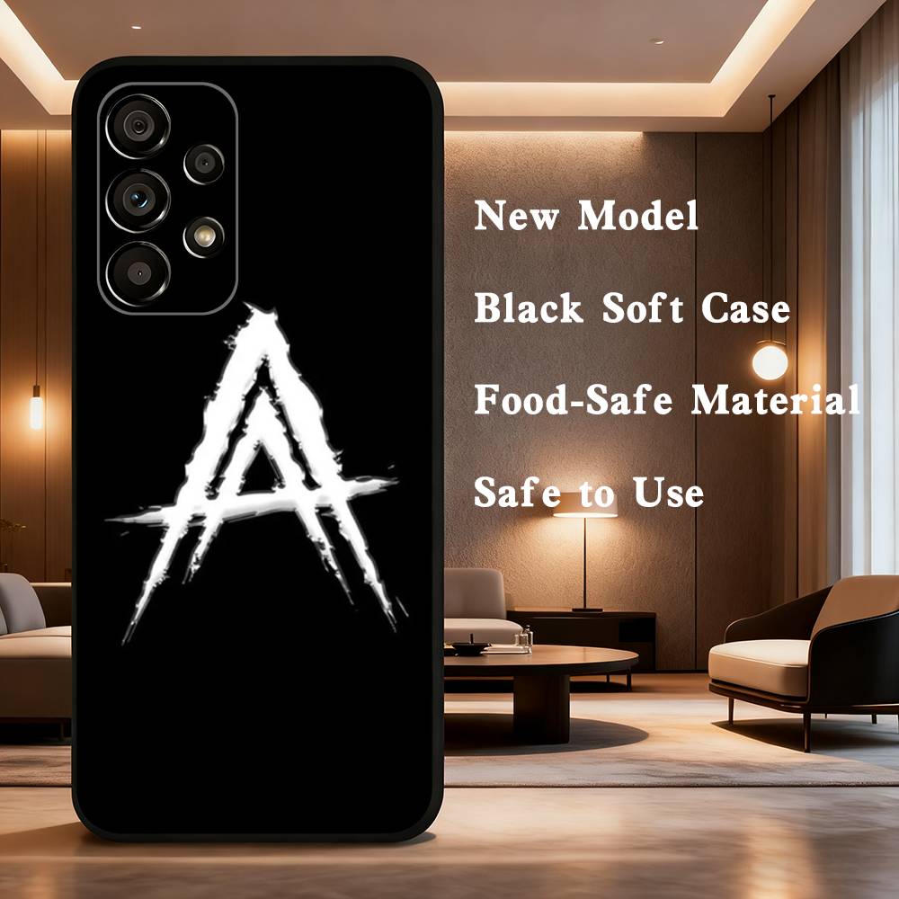 Rapper A-Anuel AA Real For Samsung Galaxy A53,31,52,72,41,Note,J7,8,9,5G,22,73,32,71, Soft Black Silicone Case