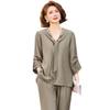 YUZHAOLIN Women's Chinese Style Stand-collar Two-piece Set