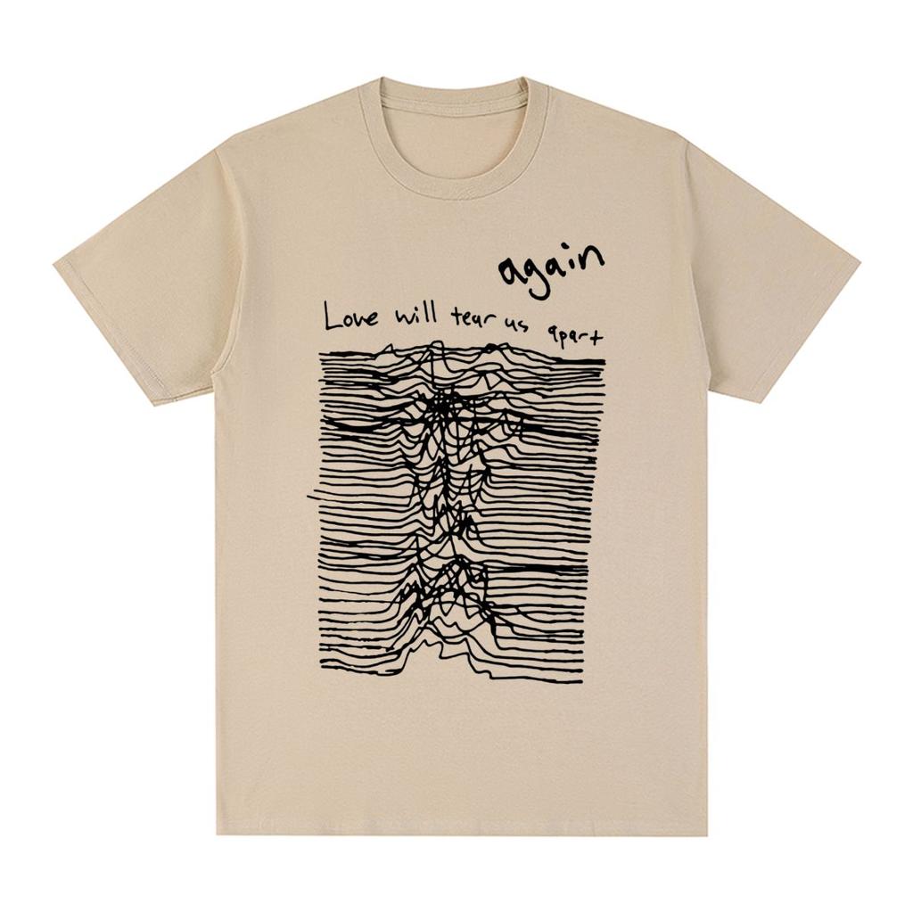 LOVE WILL TEAR US APART Joy Division Vintage T-shirt Unknown Pleasures Cotton Men T Shirt New Tee Tshirt Womens Tops