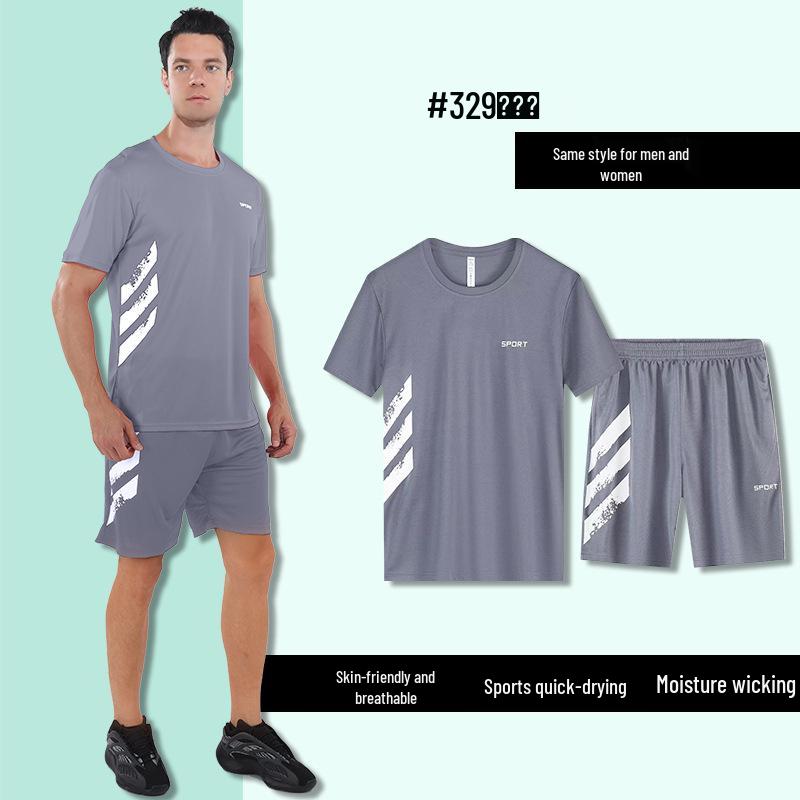 2023 Unisex Sports Suit: Breathable Quick-Dry Fitness & Running Gear