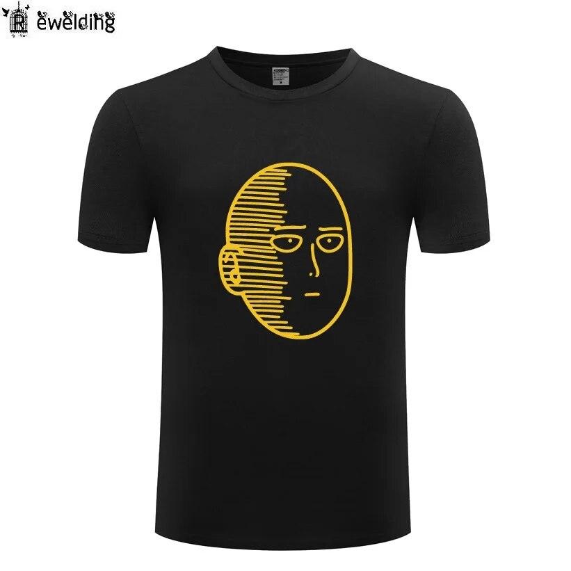One Punch ONE Oppai Μπλουζάκια Unisex Anime Κινούμενα Σχέδια Κοντομάνικα Λαιμόκοψη O Βαμβακερό Unisex Μπλουζάκι Cool Αστείο Streetwear Τοπ Μπλουζάκι Μεγάλο Μέγεθος