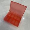 Transparent Plastic Medicine Storage Box Vitamin Storage Container  for Daily Medication