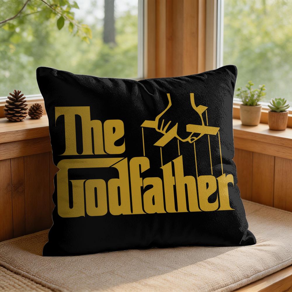 Film The GGodfather Cushion Cover Square Short Plush Pillow Case Living Room Sofa Home Decor Funda X