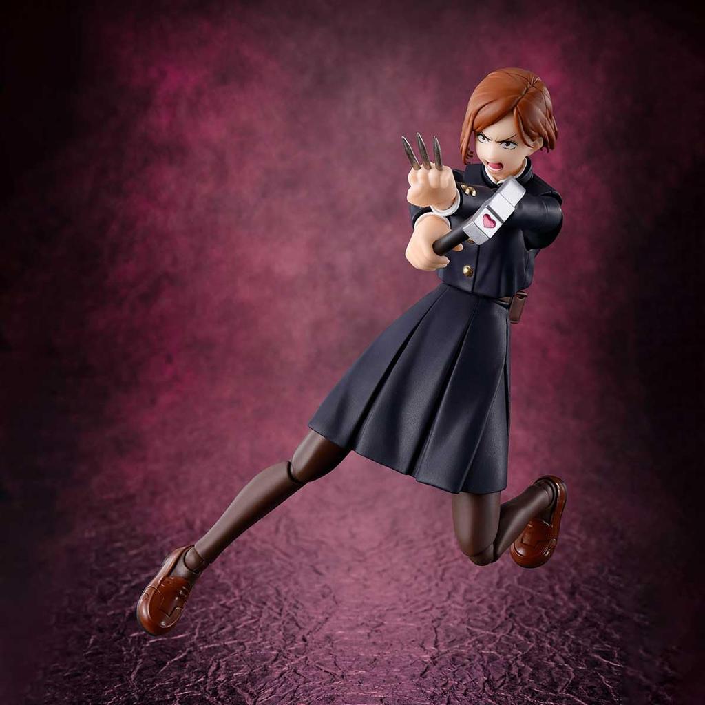 TAMASHII NATIONS Džudžucu Kaisen Kugisaki Nobara pohyblivá malovaná figurka o velikosti přibližně 135 mm 203132 SHFiguarts PVC/ABS