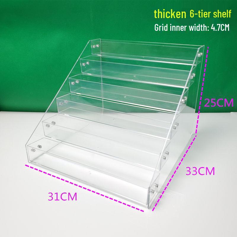 Acrylic Nail Polish & Cosmetics Display Stand with Dustproof Cover