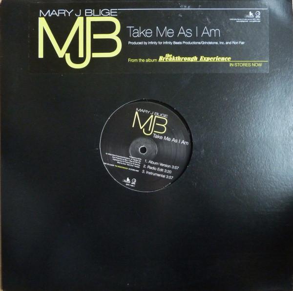 

12inch Record MARY J BLIGE - Take Me As I Am GEFR118841 GEFFEN 2006 US Soul/Funk Used