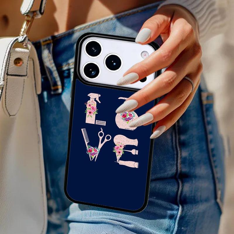 Love Barber Life Phone Case For iPhone 17 Air 14 15 13 12 Max Cover For Apple 16e 11 Pro Max Plus Coque