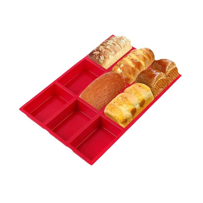 Silicone Baking Mold with 9-Square Grid for Homemade Bread & Cakes