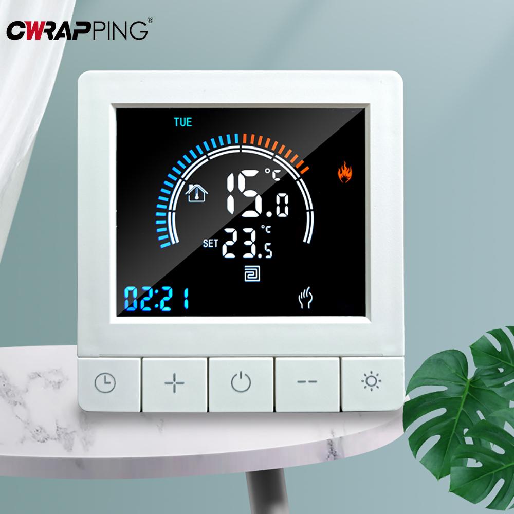 Smart Home Temperature Controller WiFi Thermostat Floor Heating AC Battery Backup Child Intelligent Lock Home Intelligent Tools