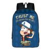 Mochila de Desenho Gravity Falls Com Design Durável e Grande Capacidade Para Estudantes