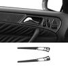 Carbon Fiber Interior Front Door Panel Cover Trim For Mercedes-Benz C-Class W203