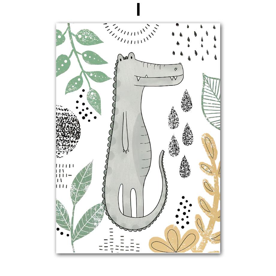 

Лев, слон, жираф, тигр, детская печать, джунгли, животные, плакаты на скандинавскую тему, настенная живопись на холсте, фотографии, декор для детской комнаты A4 21X30cm No Framed