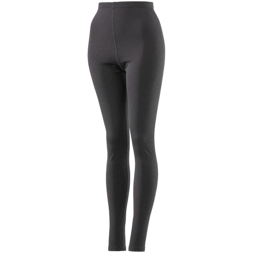 Mizuno Breath Thermo Medium Thickness for Active Long Size C2JBA832 Underwear, Heat-Generating Material, Tights, Women's, Black, LL,