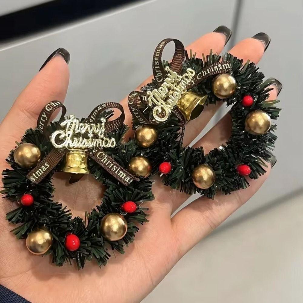 Creative Simulated Christmas Garland Mini Christmas Wreaths Decoration  Home Decoration