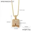 Elegant European-Style Necklace: Women's 26-Letter Diamond-Inlaid Copper Pendant on Titanium Steel Clavicle Chain
