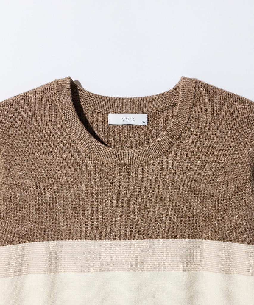 STCO Diems Soft Touch Block Round Knit_Beige (Classic Fit)_Dktxa06Ctd