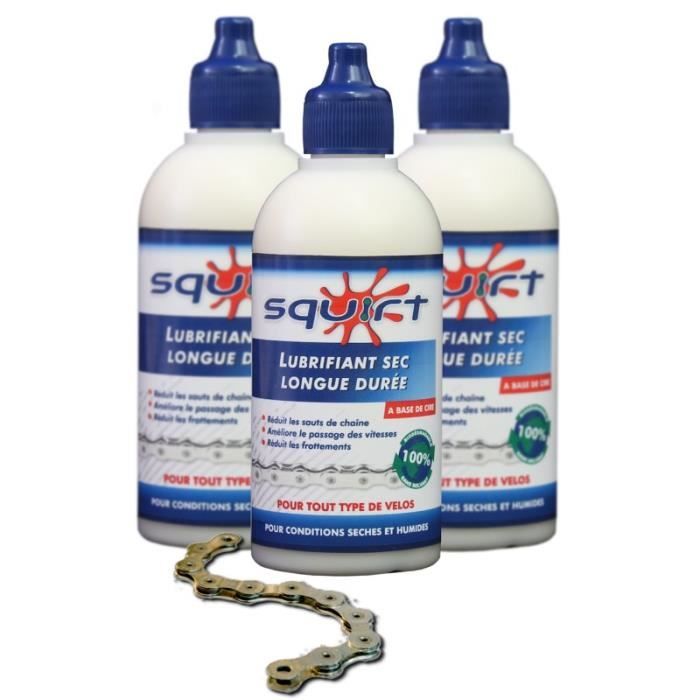 LUBRIFIANT SEC LONGUE DUREE SQUIRT 120ml