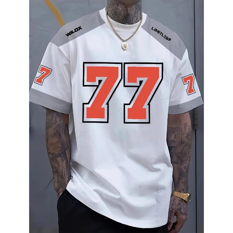 Fashionable Men's Clothing Simple Tops Loose Comfortable Short Sleeves Versatile T-Shirts Men’s