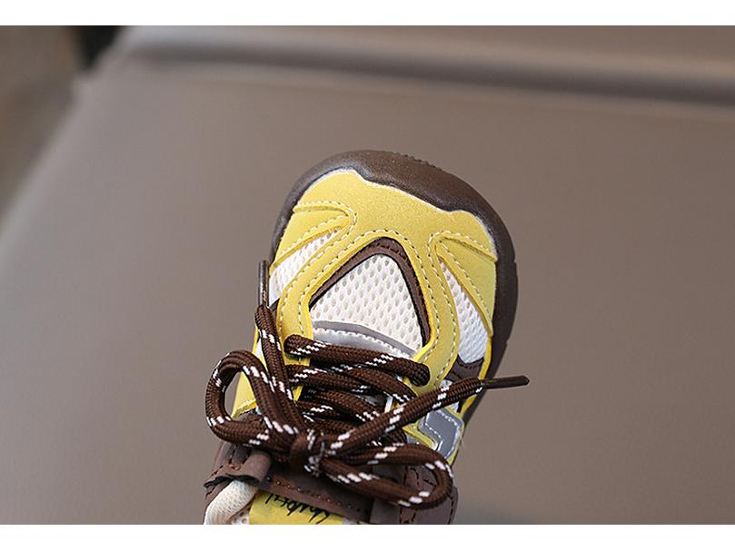 Breathable Mesh Soft-Soled Walking Shoes for Infants & Toddlers - Non-Slip, Spring & Autumn, Unisex Korean Style