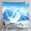 Snow Mountain Tapestry Snow Covered Trees Tapestry Natural Scenery Tapestry Wall Hanging Tapestries Art Living Room Bedroom Dorm