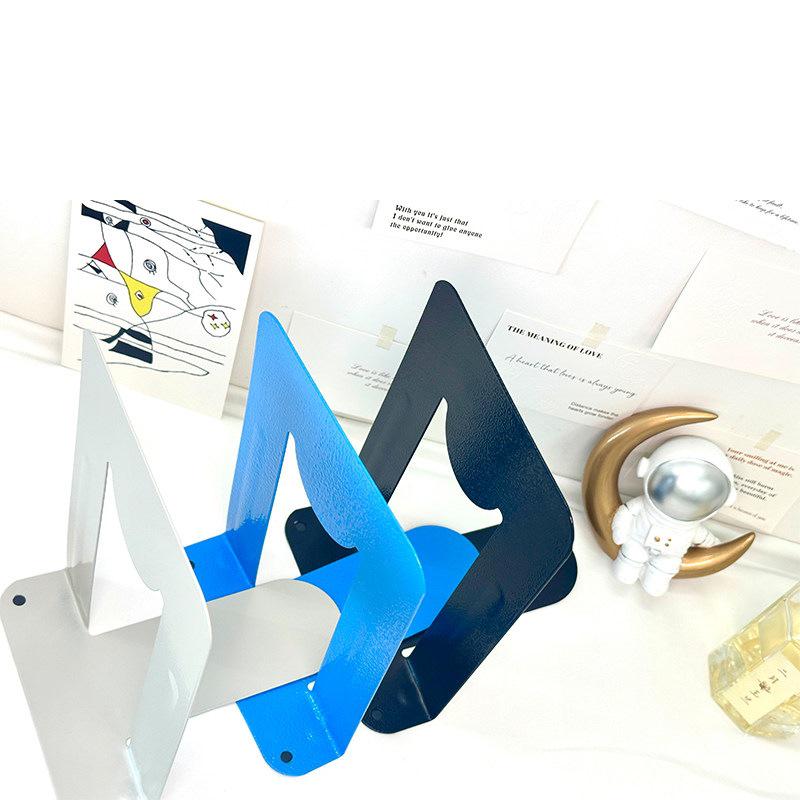 Steel Bookends: Thick, Stable, Large Book Clips for Library Use