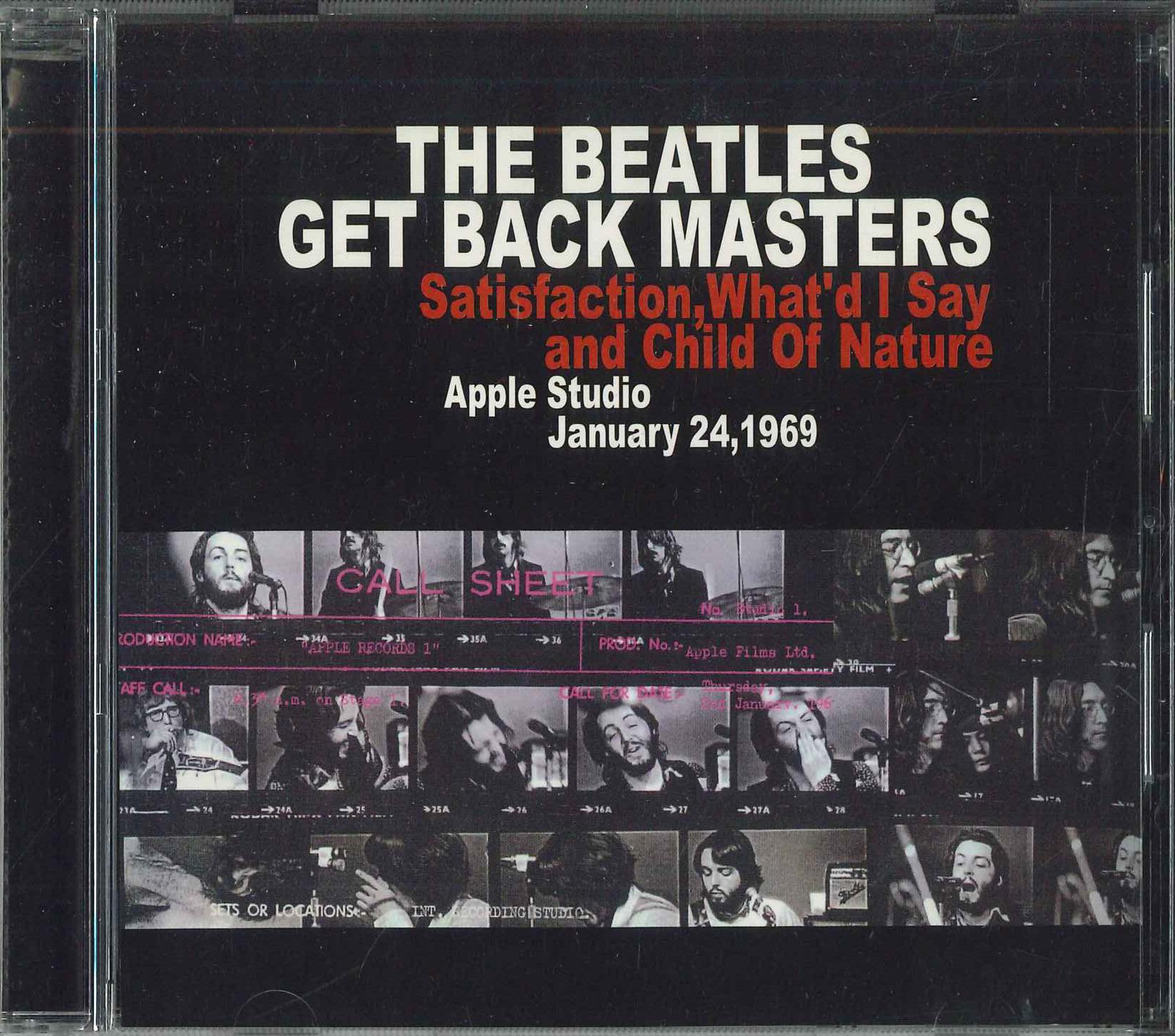 

CD BEATLES - Get Back Masters : January 24. 1969 6901241 RED APPLE 2003 Japan Rock Used