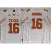 Mens College Football Jersey Team Cotton Blend Rugby Training Shirt Buckeyes Longhorns Volunteers Buffaloes