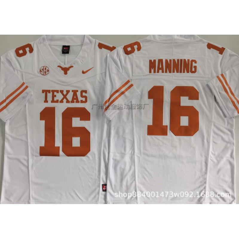 Mens College Football Jersey Team Cotton Blend Rugby Training Shirt Buckeyes Longhorns Volunteers Buffaloes
