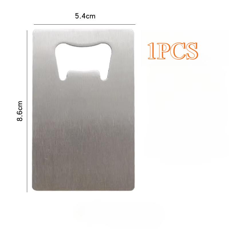 

Multi Function Stainless Steel Card Bottle Opener Portable Beer Tool For Wallet Keychain Pocket Camping Bar Restaurant Gift Idea