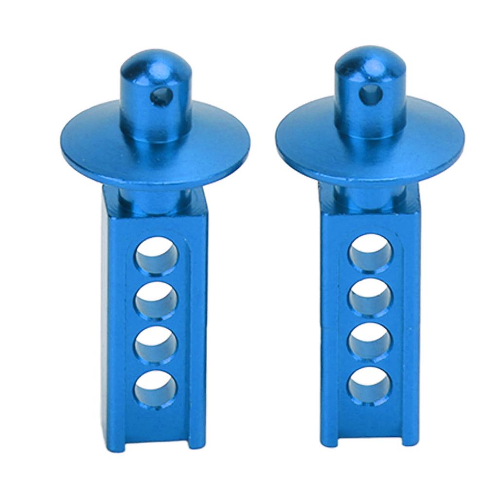 2Pcs Body Post Aluminium RC Upgrade Parts Accessories for Traxxas Mini E Revo Slash 1/16 Blue
